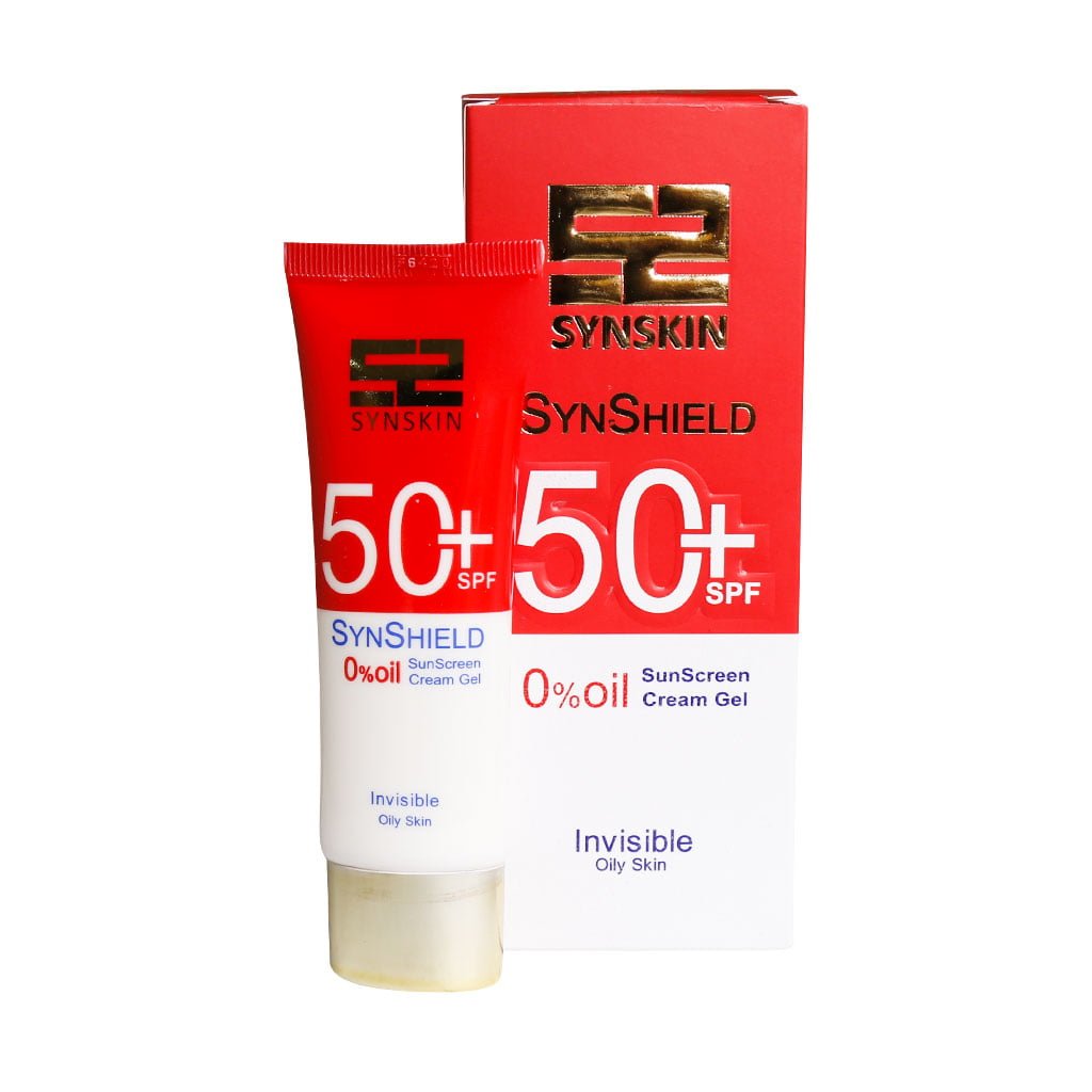 ضد آفتاب کرم ژل +SPF50 پوست چرب ساین شیلد ساین اسکین