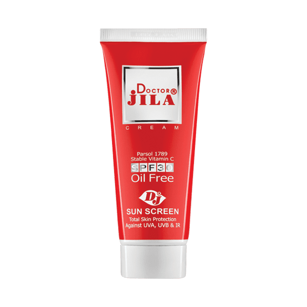 کرم ضد آفتاب رنگی فاقد چربی اولترا SPF30 دکتر ژیلا