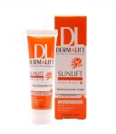 کرم ضد آفتاب رنگی SPF 50 پوست چرب درمالیفت بژ تیره