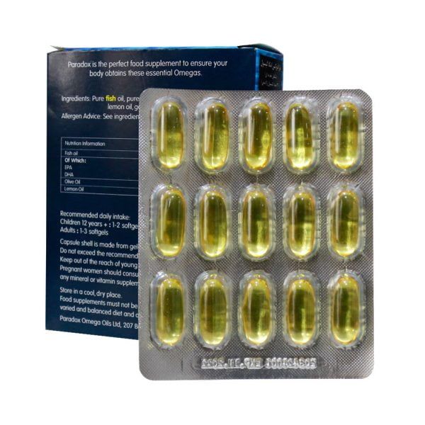 کپسول ژلاتینی امگا پارادوکس 30 عددی