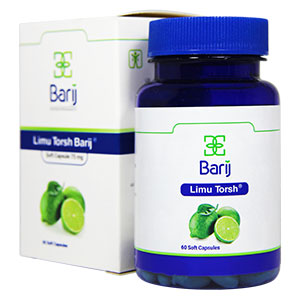 کپسول نرم لیمو ترش 75 میلی گرم باریج اسانس 60 عدد