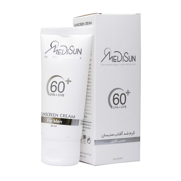 کرم ضد آفتاب SPF60 مناسب آقایان مدیسان