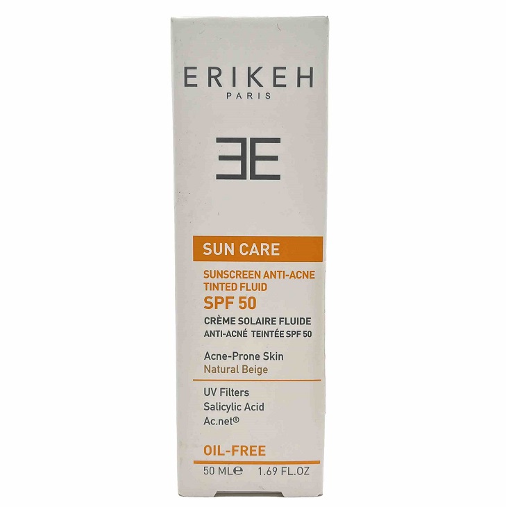 فلوید ضد آفتاب و ضد جوش بژ طبیعی SPF50 اریکه