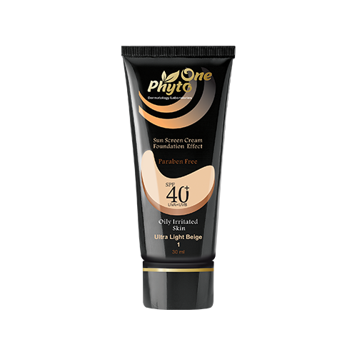 ضد آفتاب SPF40 کرم پودری پوست چرب بژ خیلی روشن فیتو وان