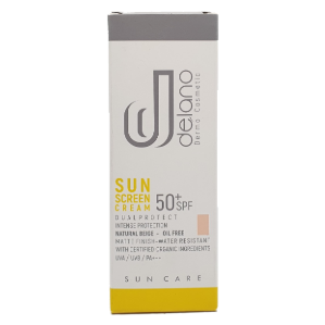 کرم ضد آفتاب فاقد چربی SPF50 بژ طبیعی دلانو