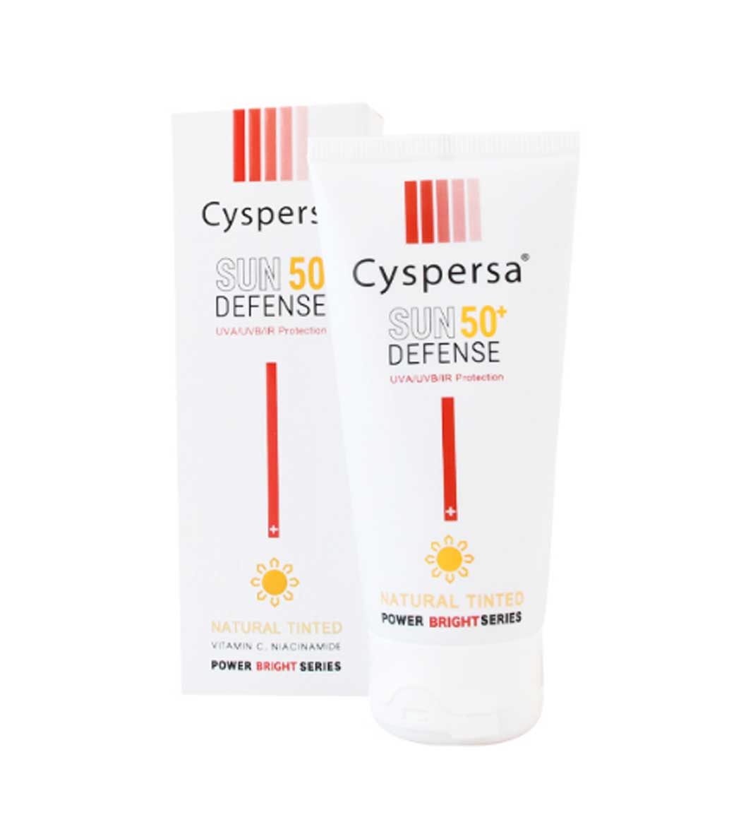 کرم ضد آفتاب رنگی روشن کننده SPF50 سیسپرسا