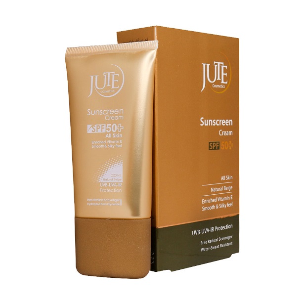 کرم ضدآفتاب SPF50 مناسب انواع پوست بژ طبیعی ژوت