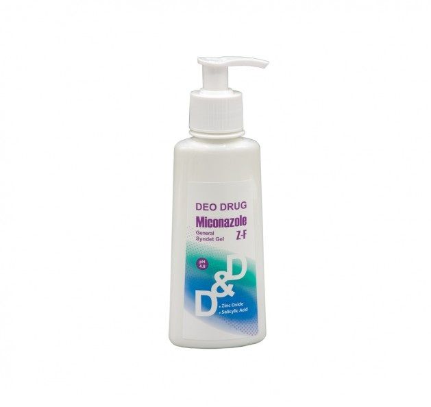 مایع شوینده صورت و بدن حاوی میکونازول نیترات دئودراگ حجم 150mL