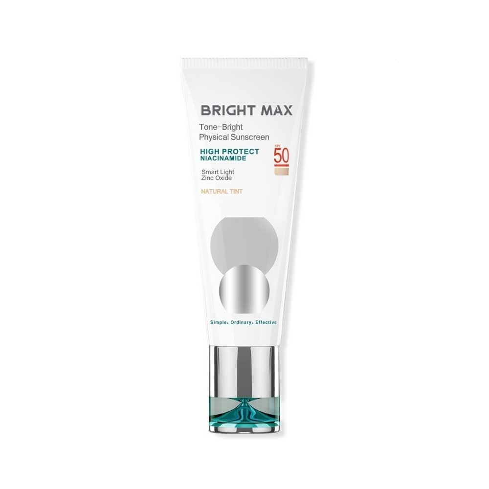 کرم ضد آفتاب SPF50 فیزیکال رنگی برایت مکس